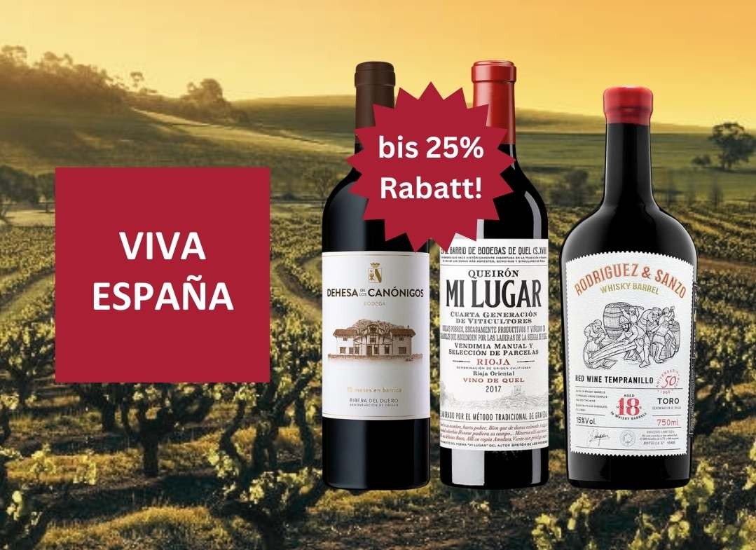 viva espana beste spanische Weine online kaufen Weber-Vonesch Zug 25% rabatt discount