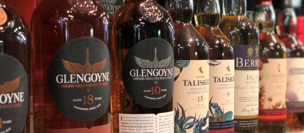 Talisker Glengoyne Whisky Islay Scotch Rye Single Malt Whiskey Bourbon