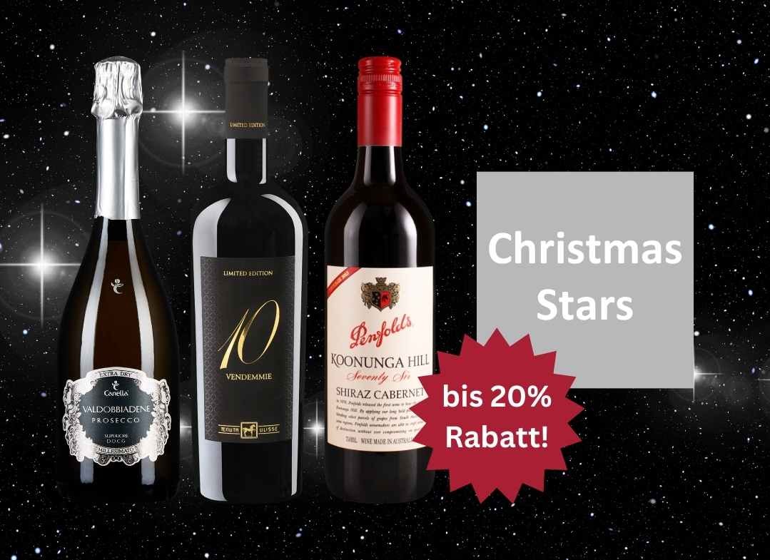 Festweine Aktionen Weihnachtsweine Christmas Stars best wine