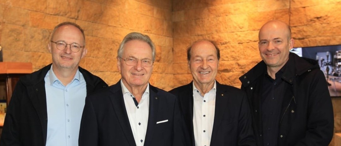 Roger Maurer, Walter Weber, Oswald Weber und Pirmin Bilger