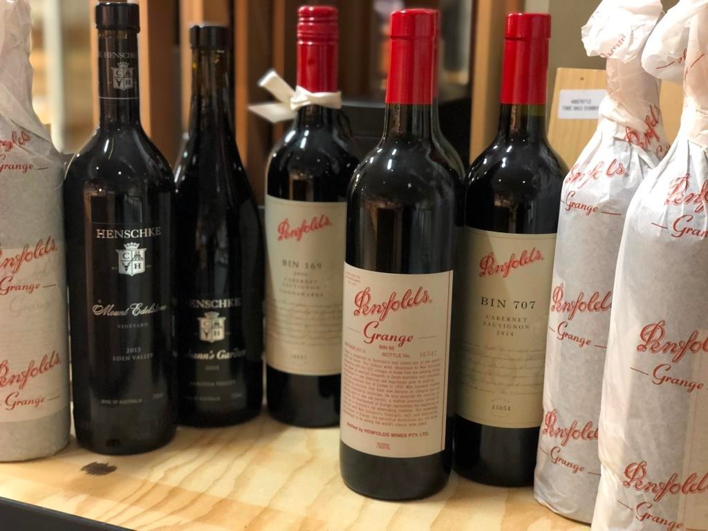 Penfolds Grange Henschke Magill Estate Bin 95 Bin 389 Palliser Hahn Estates