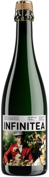 Chardonnay Sekt Infinitea Blacktea alkoholfrei 